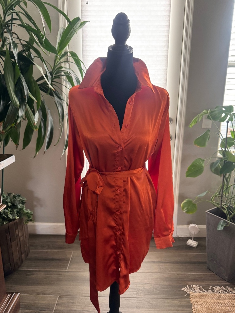 Burnt orange Dress